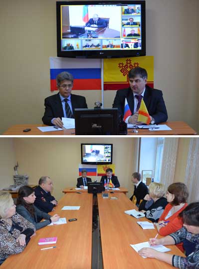 Глава администрации города Шумерли в режиме он-лайн принял участие в заседании Комиссии по профилактике правонарушений в Чувашской Республике
